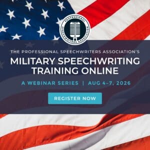 Military Speechwriting Training Online