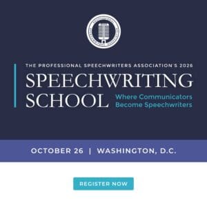 Speechwriting School 2026 Registration