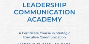 A Certificate Course, in Executive Communication? I Almost Can't Believe It Myself