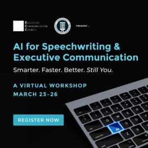 AI for Speechwriting & Executive Communication